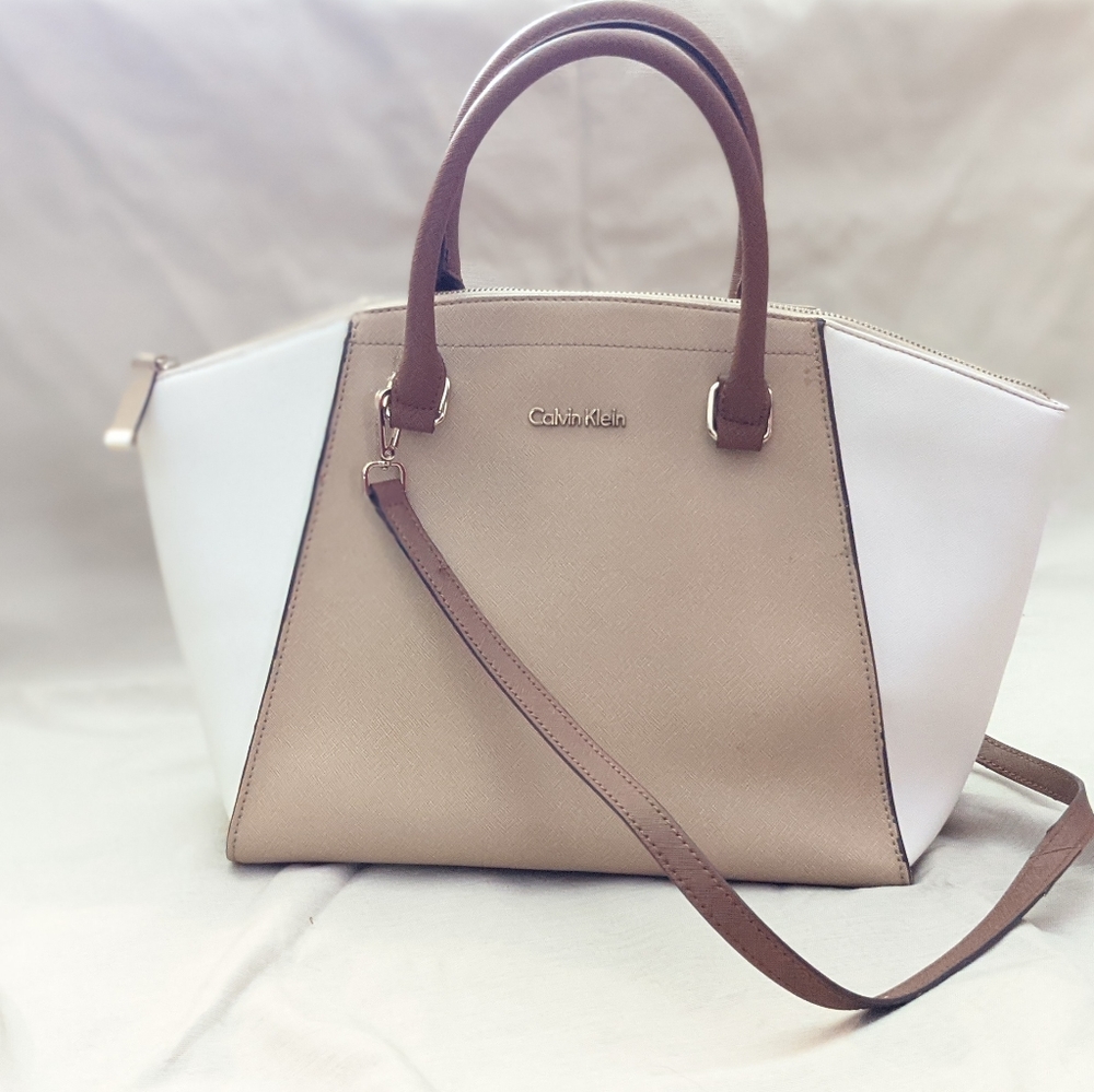 Calvin Klein cross body structured hand bag